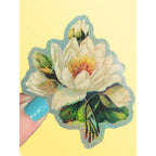 Astral Weekend White Lotus Flower sticker