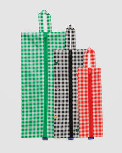 3D ZIP SET | GINGHAM