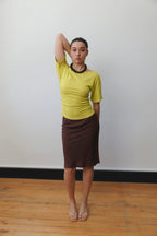 BIAS KNEE SKIRT | CIOCCO