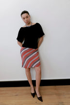 BARDOT RUCHED TOP | NERA