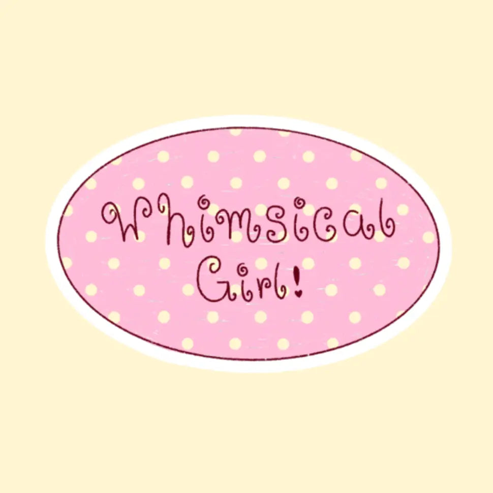 STUDIO MAGARI | HOLOGRAPHIC WHIMSICAL GIRL STICKER