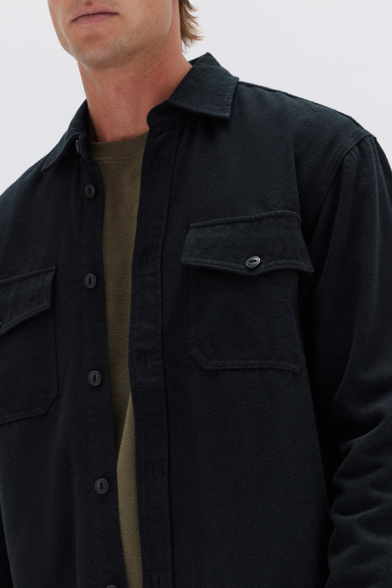 CLAUDE OVERSHIRT | BLACK