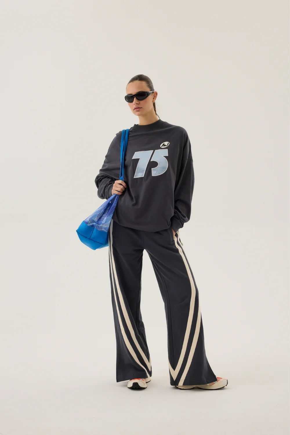 DAYTONA LONG SLEEVE TOP | WASHED BLACK