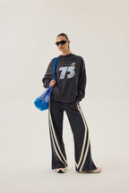DAYTONA LONG SLEEVE TOP | WASHED BLACK