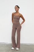 Pinky & Kamal Wide Straight Leg Clay Pant