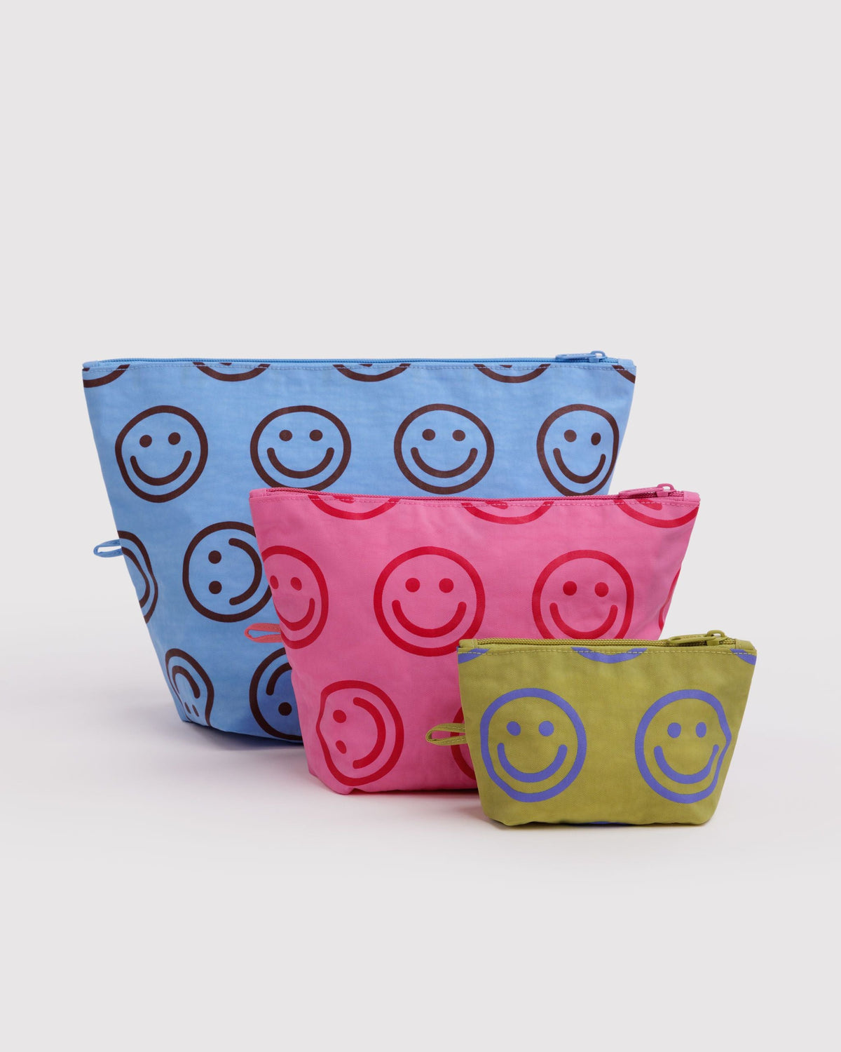 Baggu Go Pouch Set Pop Happy Mix 1