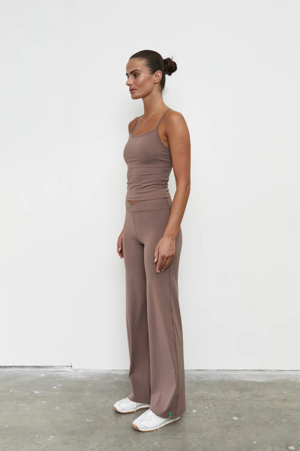 Pinky & Kamal Wide Straight Leg Clay Pant