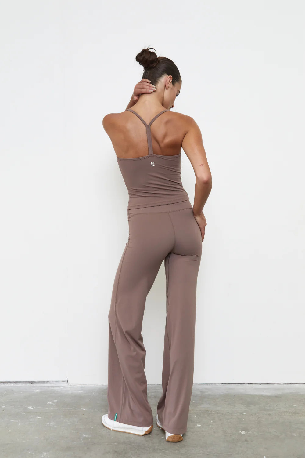 Pinky & Kamal Wide Straight Leg Clay Pant