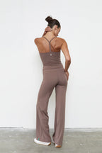 Pinky & Kamal Wide Straight Leg Clay Pant