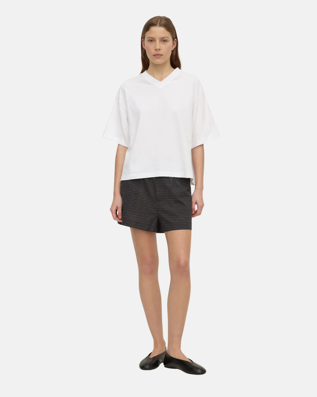 Assembly Label Iris Check Short True Navy Check