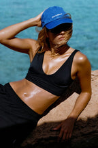 Zulu & Zephyr Crop Top Black Tonal