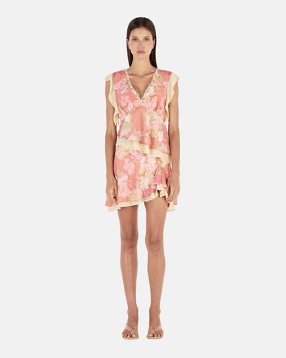 Ownley Yiana Mini Skirt Terracotta Garden