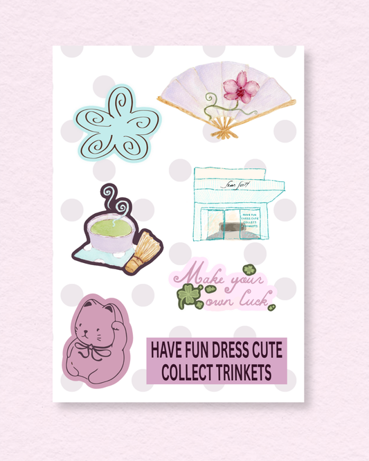 The Keepsake Club 'Icons' A5 Sticker Sheet