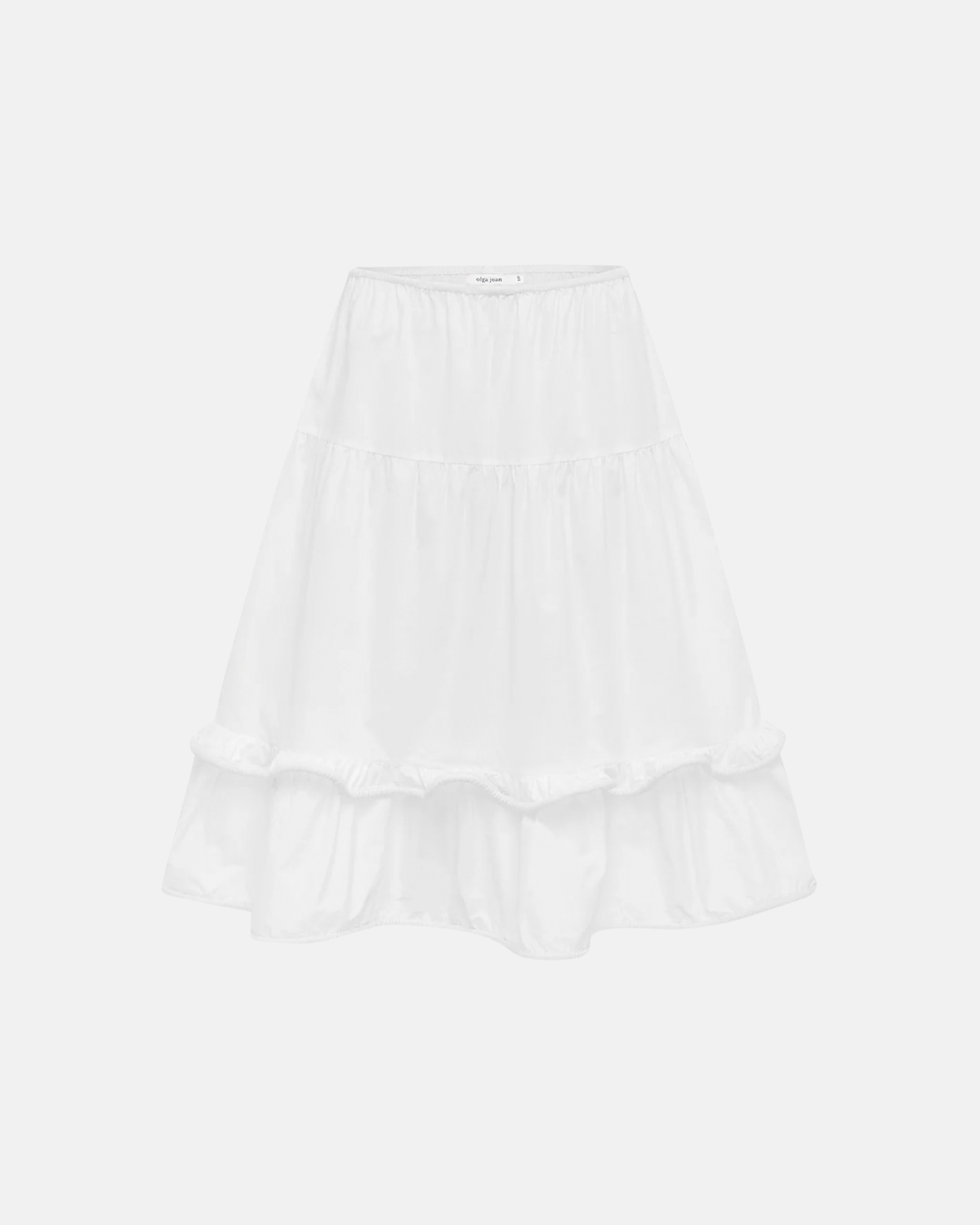 Olga Joan Corded Petticoat Skirt Cipria