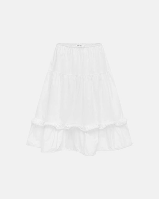Olga Joan Corded Petticoat Skirt Cipria