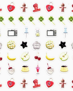 Unlucky Wishes Colorful Nail Micro Stickers