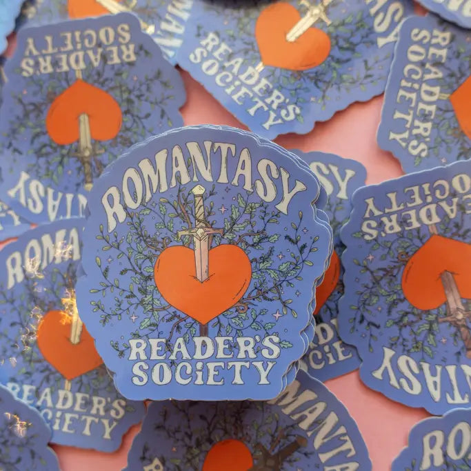 Jollie Ollie Designs Romantasy Readers Society Sticker