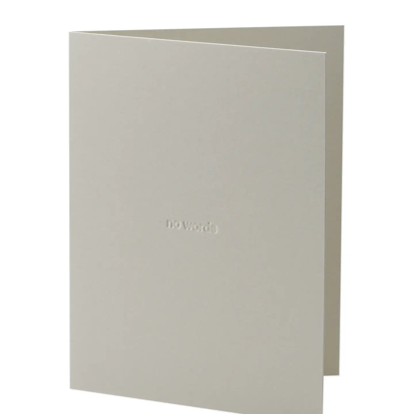 Short Talks No Words Card