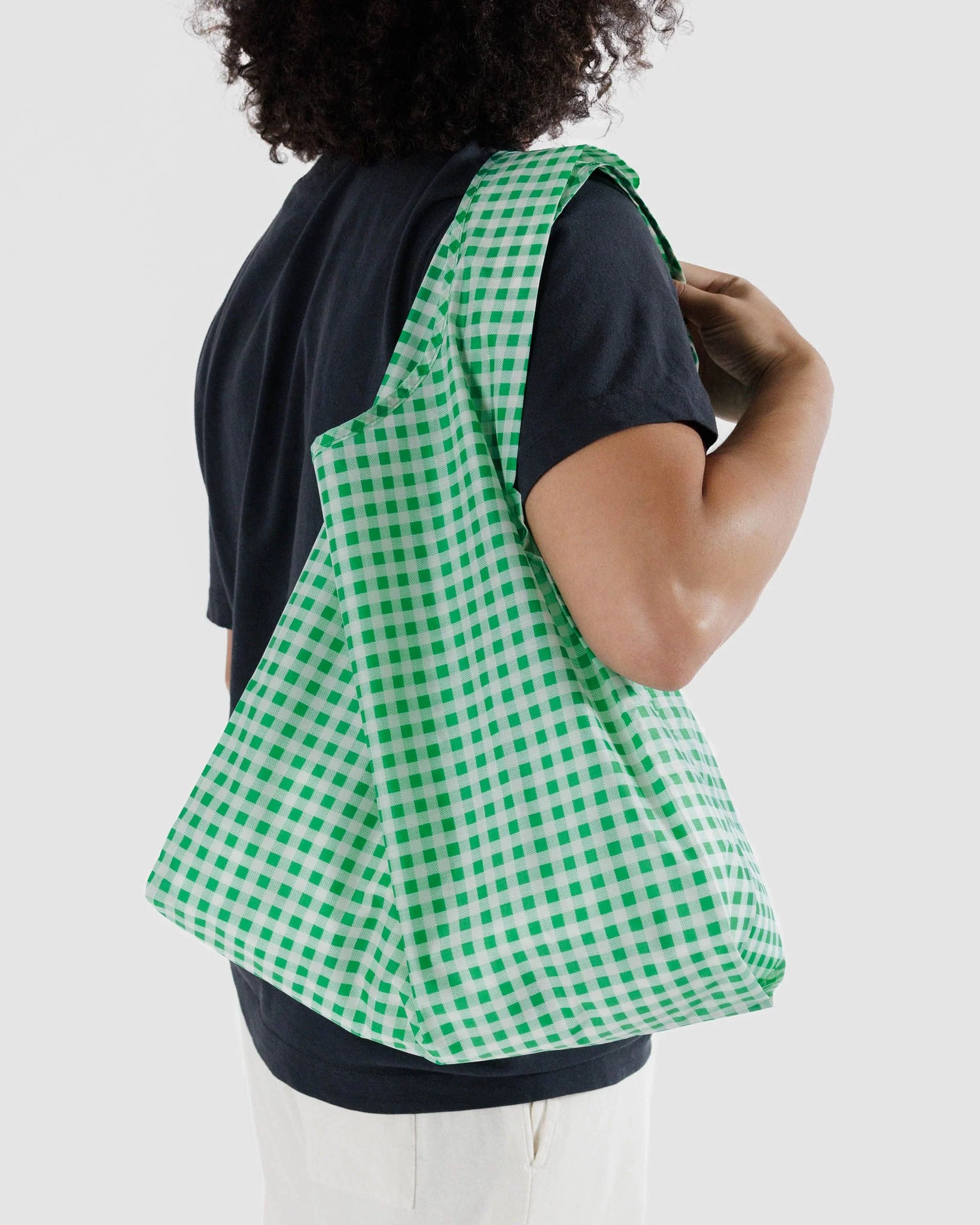 STANDARD BAGGU |  GREEN GINGHAM