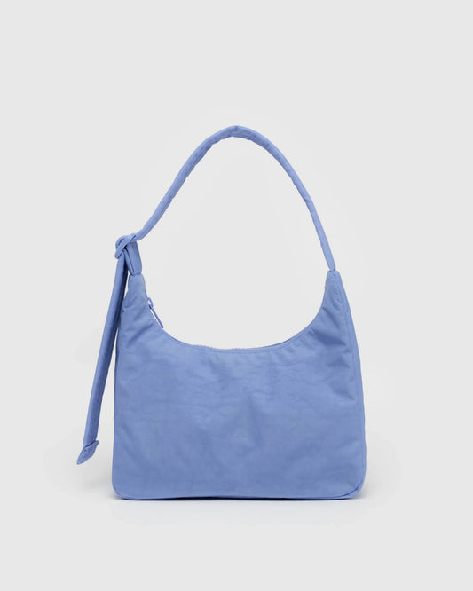 MINI NYLON SHOULDER BAG | CORNFLOWER