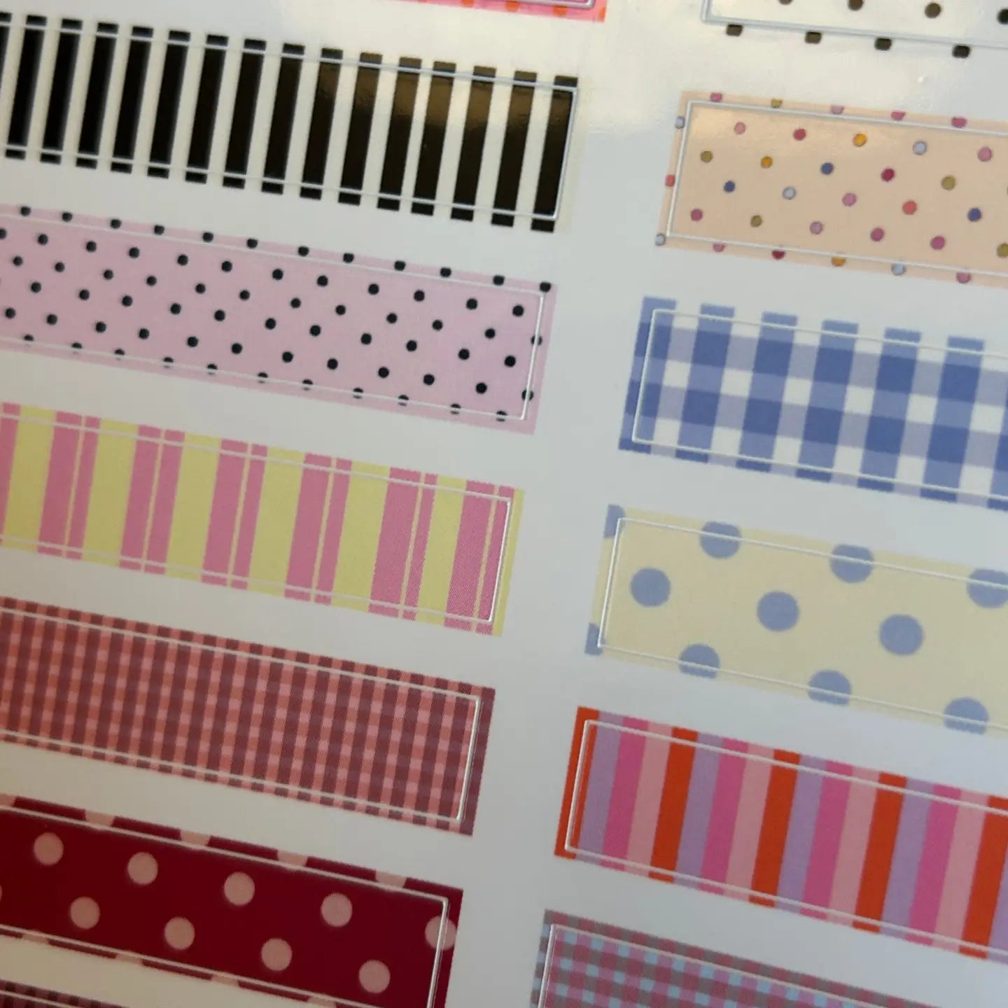 A5 STICKER SHEET WASHI TAPE | NANY CRAFT STORE