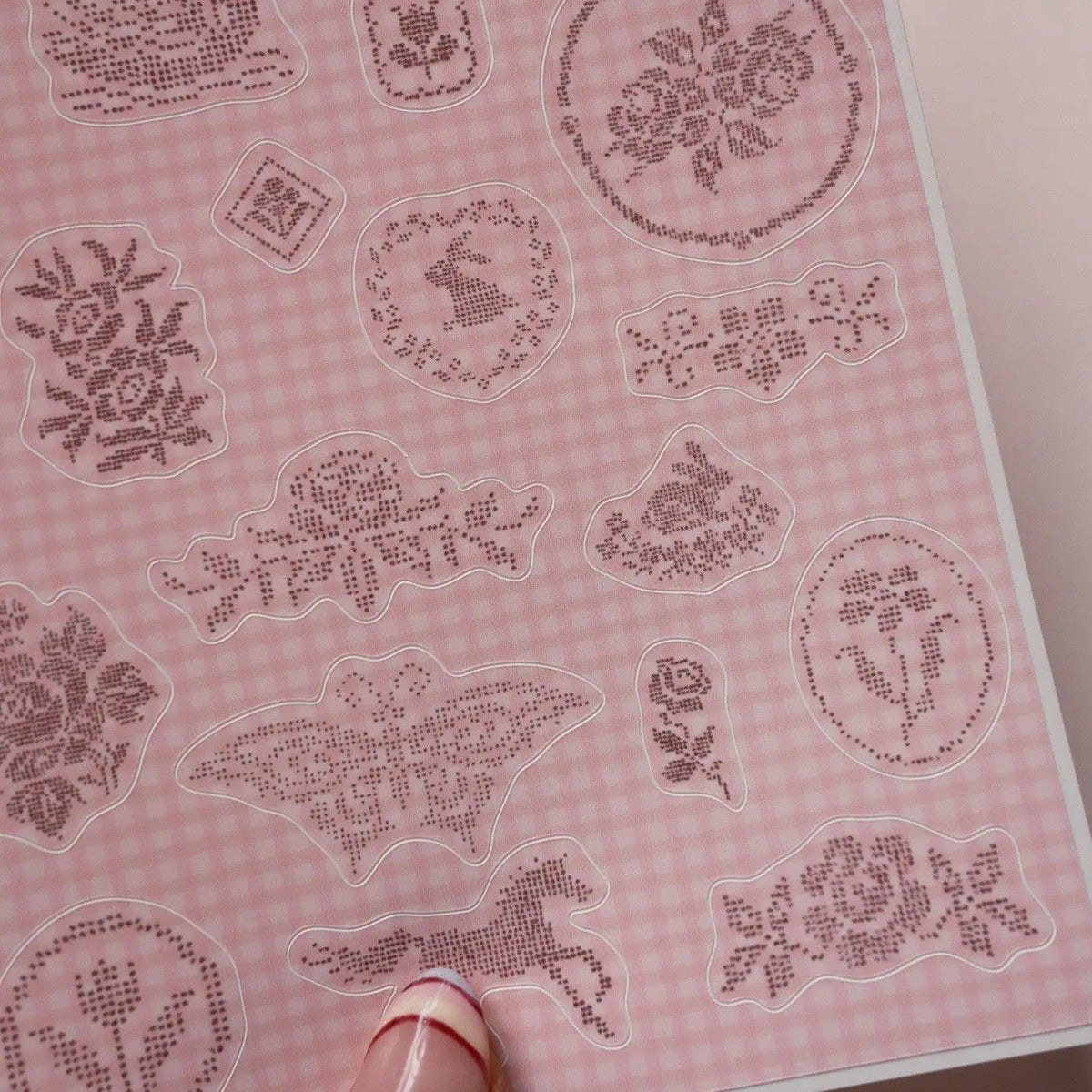 A5 STICKER SHEET EMBROIDERY | NANY CRAFT STORE