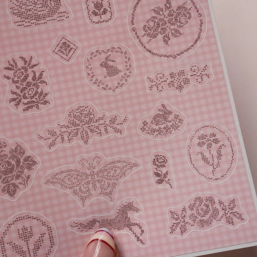 A5 STICKER SHEET EMBROIDERY | NANY CRAFT STORE