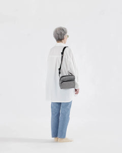 FANNY PACK | BLACK & WHITE GINGHAM