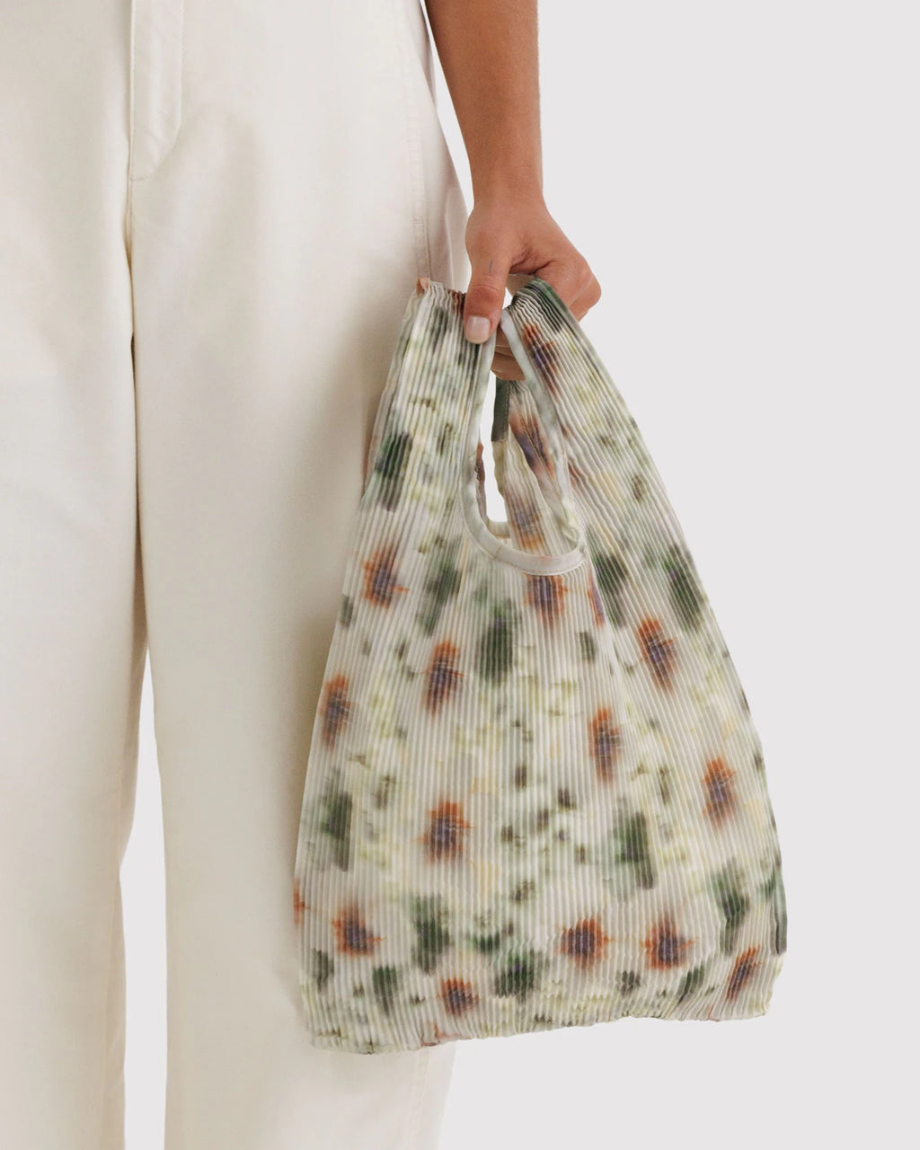 PLEATED BAGGU | ABSTRACT FLORAL
