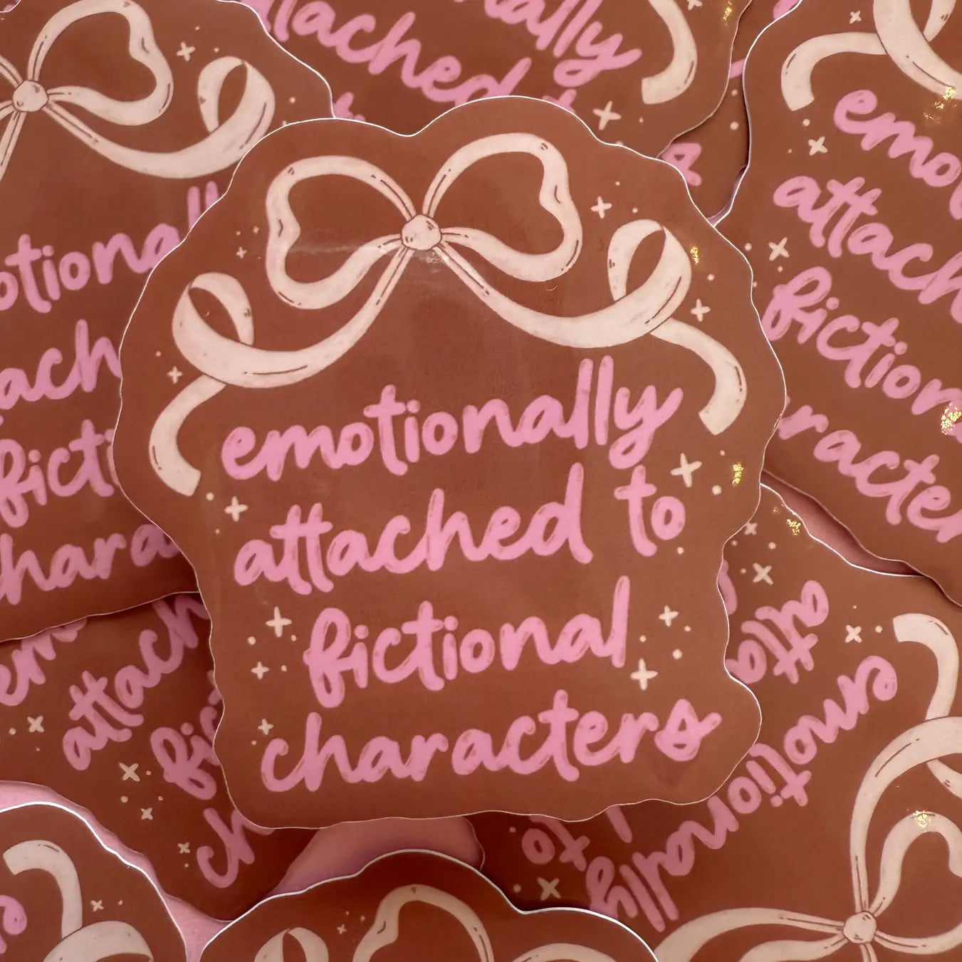 Jollie Ollie Designs Emotionally Attached Bookish Sticker