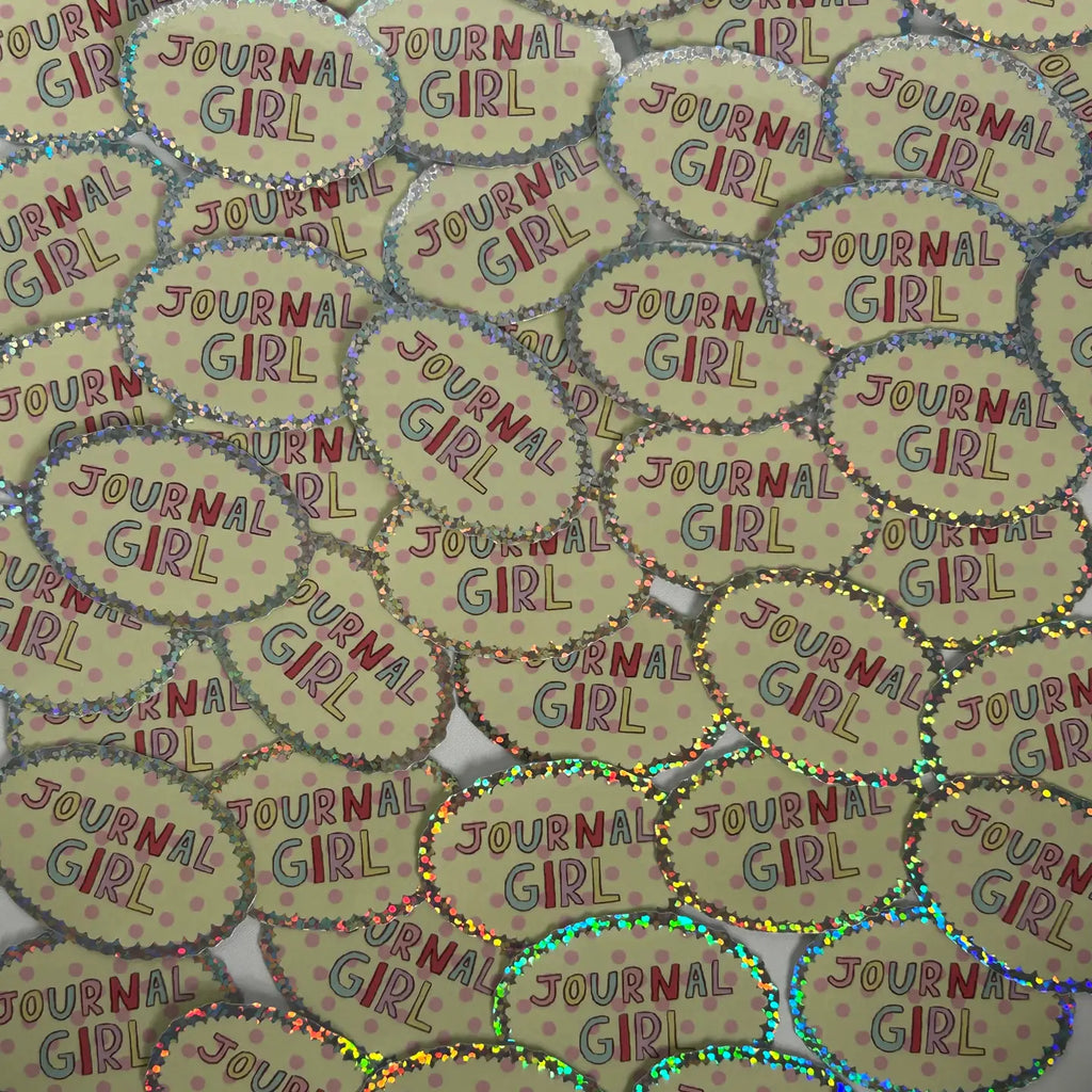 JOURNAL GIRL STICKER | NANY CRAFT SHOP
