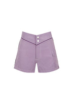 SNAP FRONT BOARDSHORT | LAVENDER