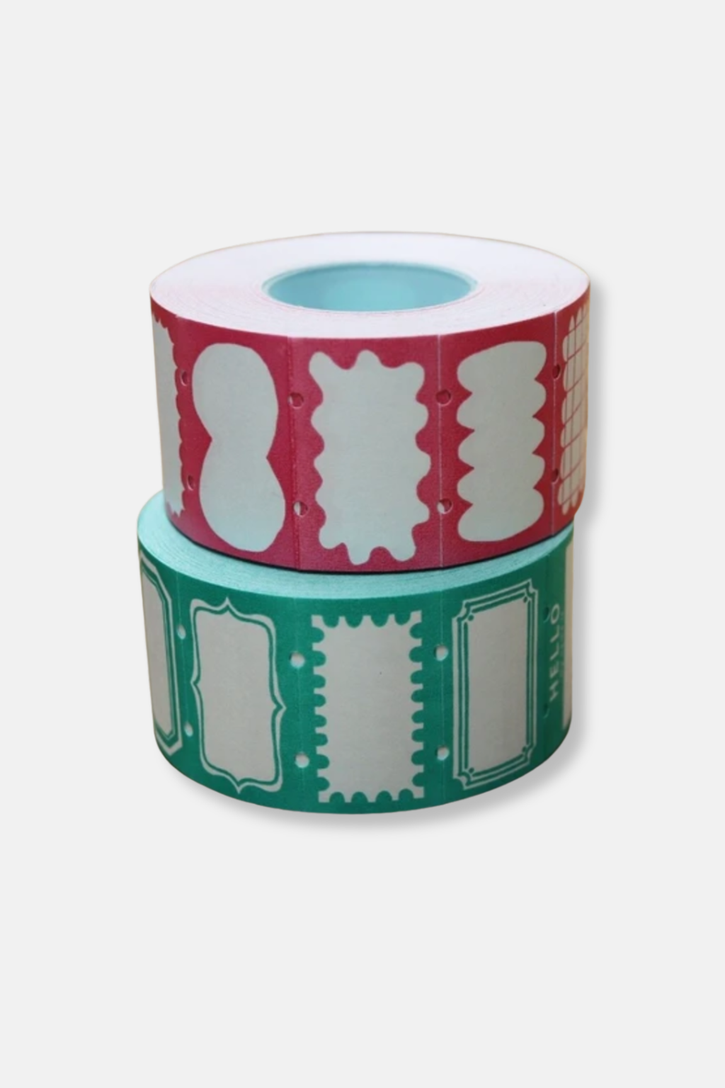Teal Frame Sticker Roll