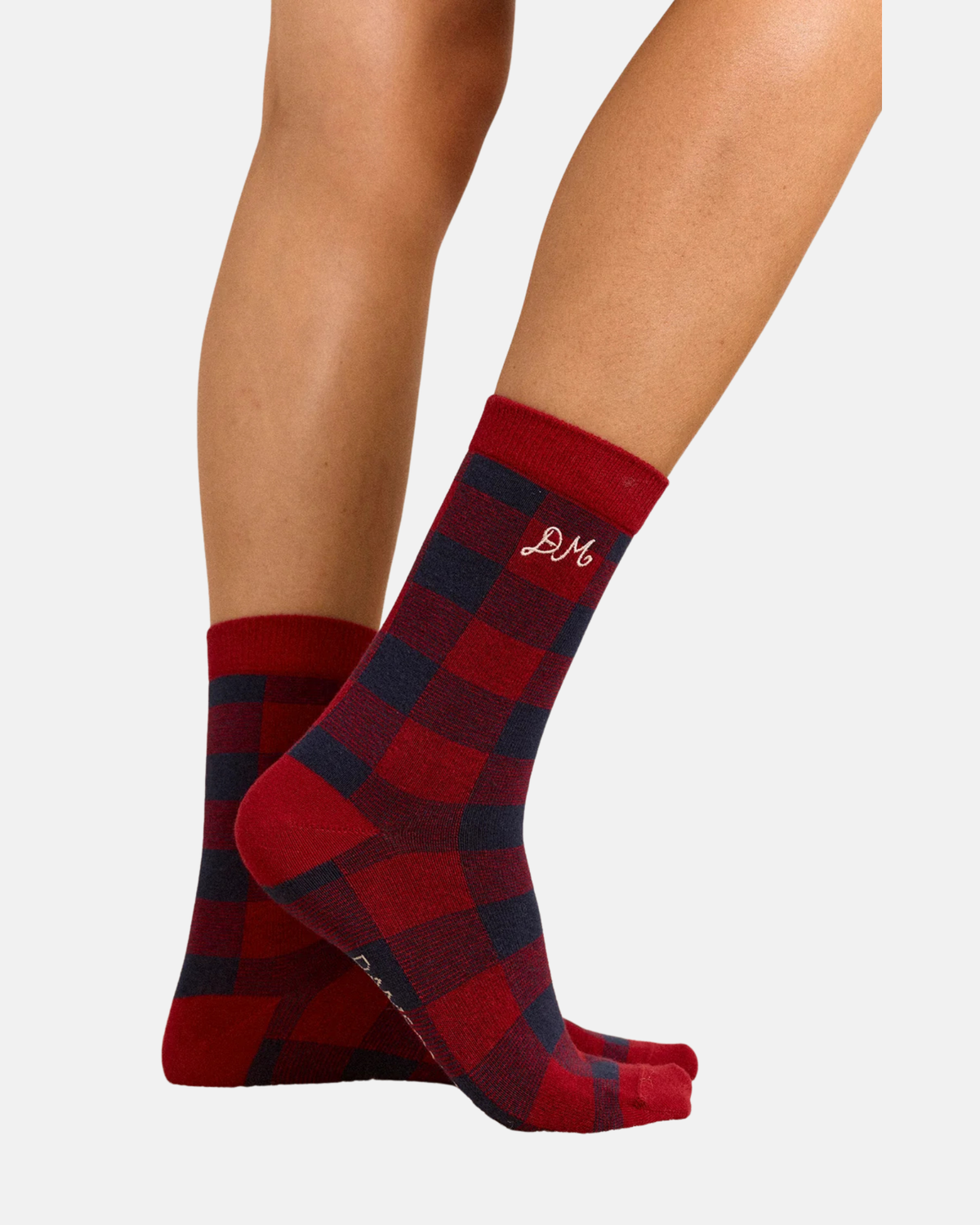 Damson Madder 3 Pack Socks Mixed Gingham