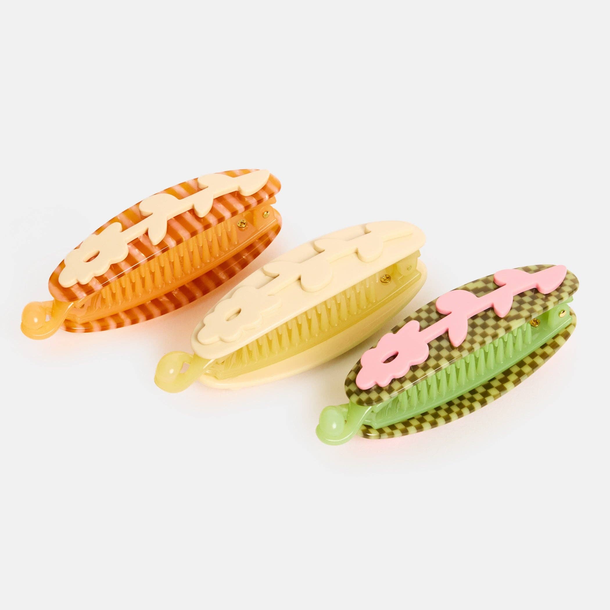 Piranha Clip in Vanilla Bean