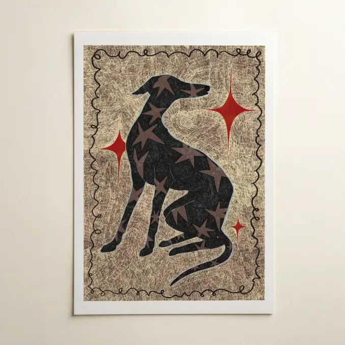Molly Stredwick Hes A Dog A4 Print