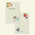 A6 GINGHAM STICKER KEEPER BOOK | SHELLFLOWER
