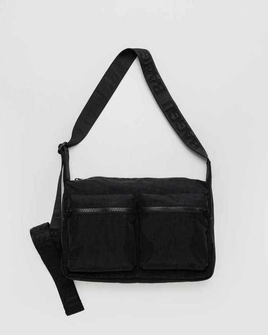 MEDIUM CARGO CROSSBODY | BLACK