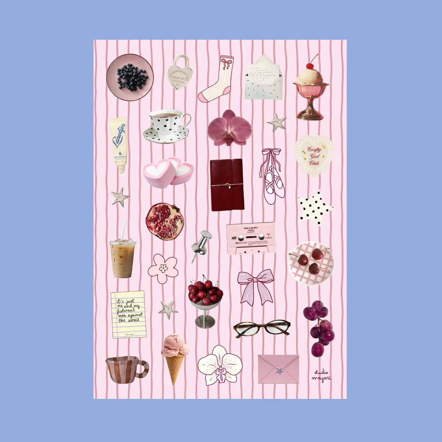 Studio Magari Sweet Pink Sticker Sheet