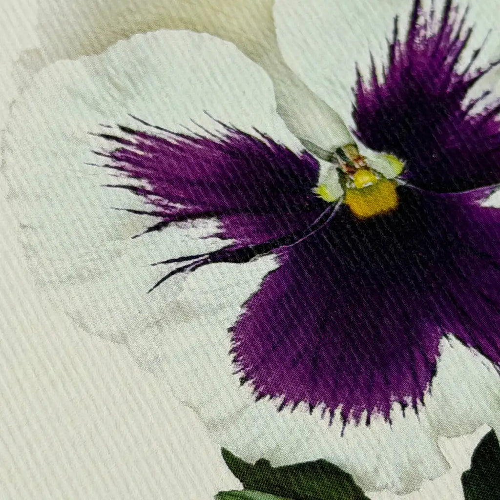 Canonbury Press Pansy V Greeting Card
