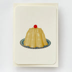 Canonbury Press Custard Cream Blancmange Greeting Card