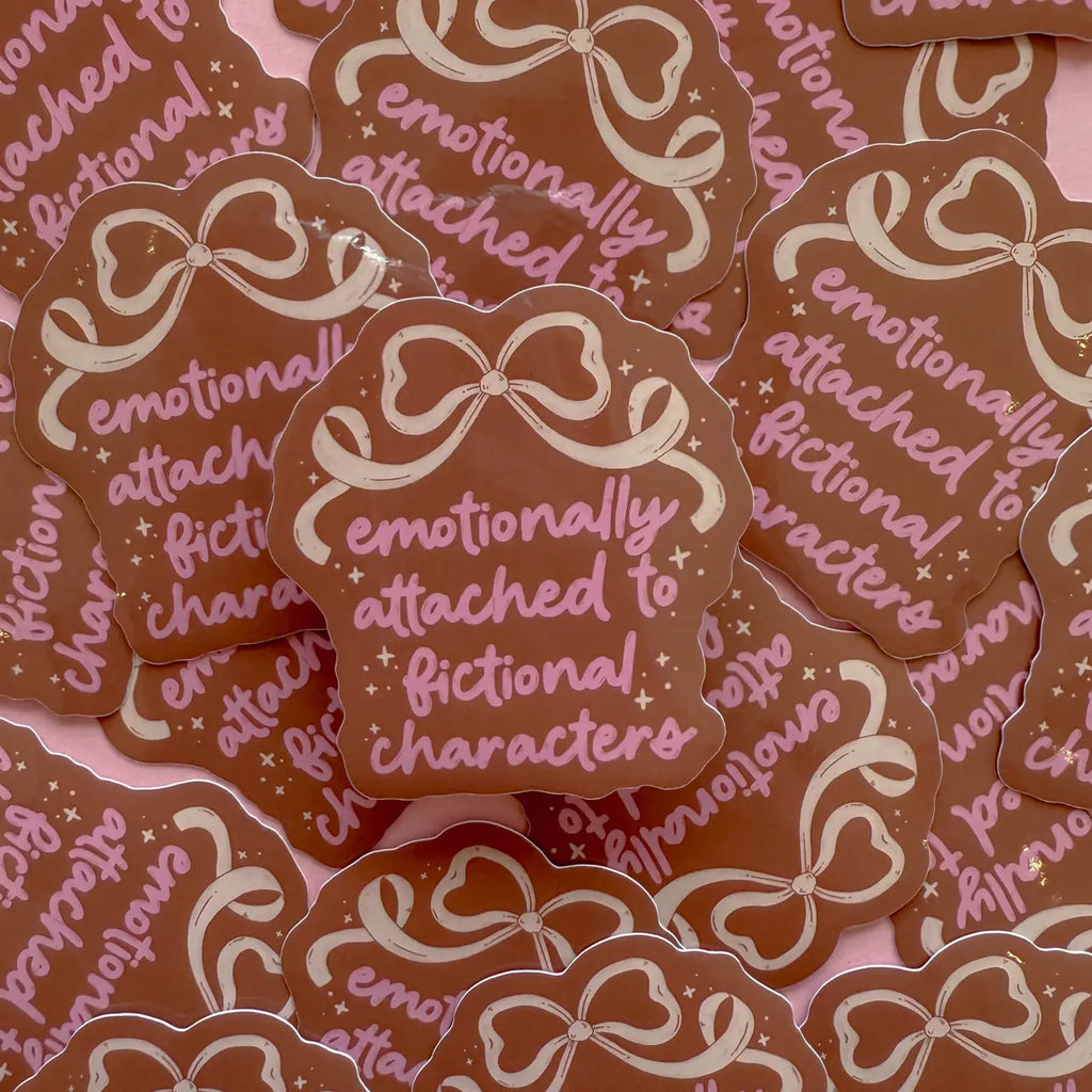 Jollie Ollie Designs Emotionally Attached Bookish Sticker