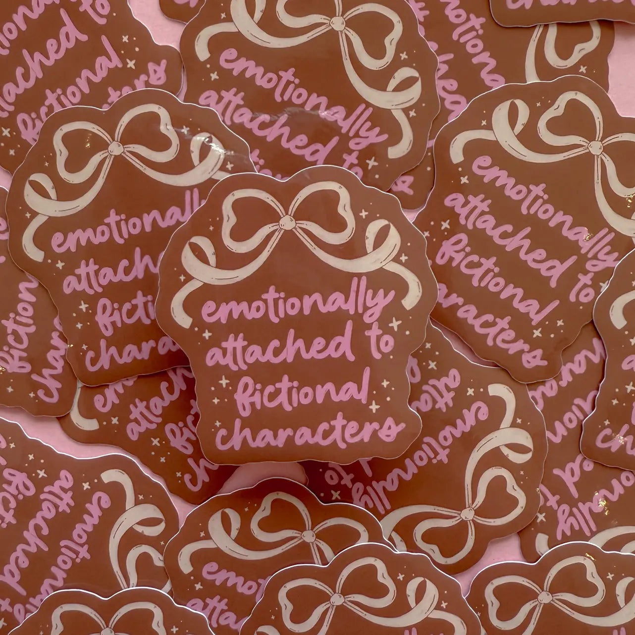Jollie Ollie Designs Emotionally Attached Bookish Sticker