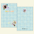 A5 GINGHAM STICKER KEEPER BOOK | SHELLFLOWER