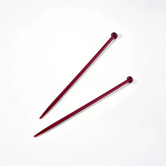 Hey Ricochet Knitting Needle Hair Stick Set Merlot