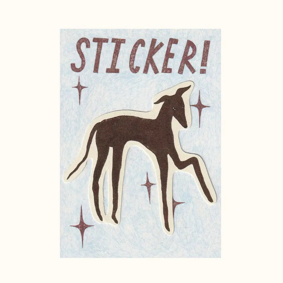 Molly Stredwick Lanky Dog Sticker