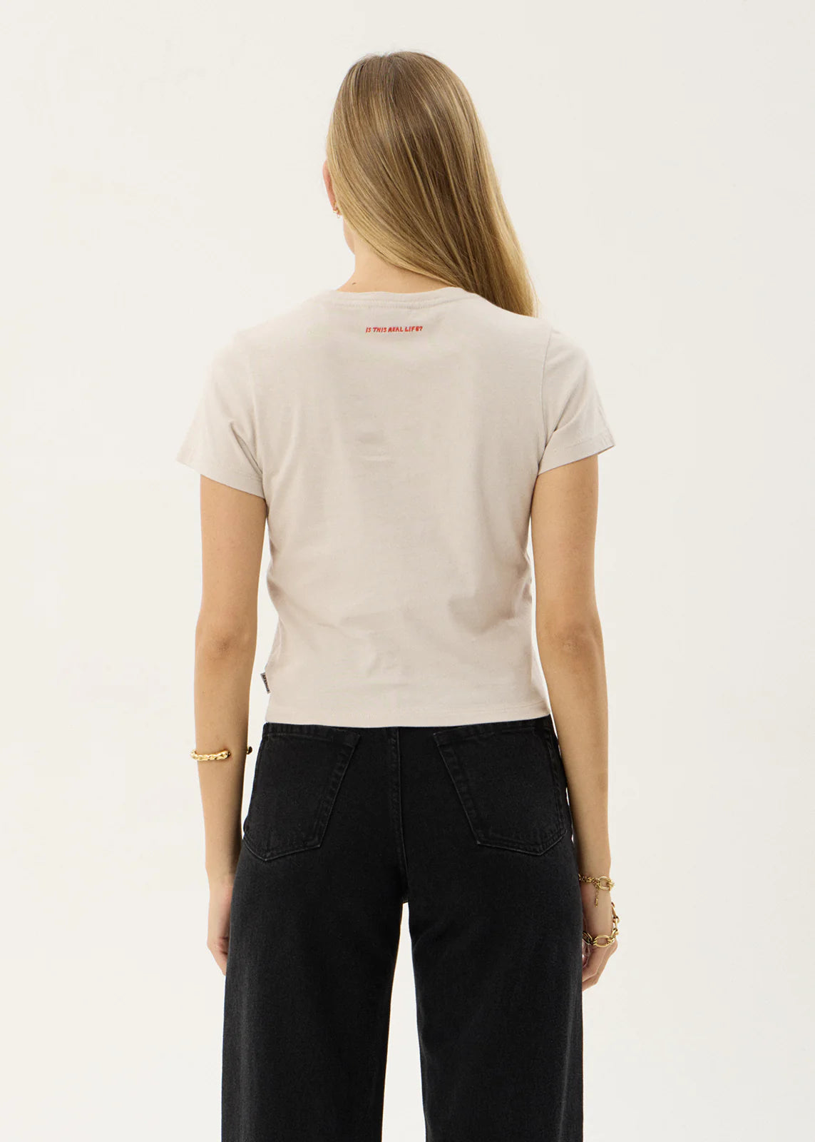 Afends Subliminal Baby Tee Moonbean