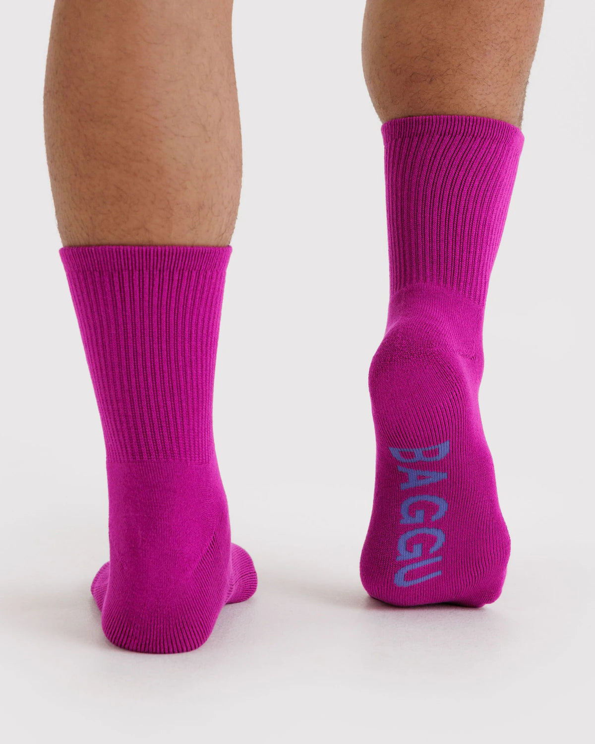 RIBBED SOCK | DEEP FUCHSIA