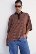 POLO T-SHIRT | BROWN