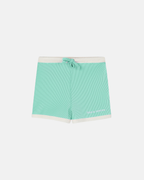 Zulu & Zephyr Mini Stripe Surf Short Aqua